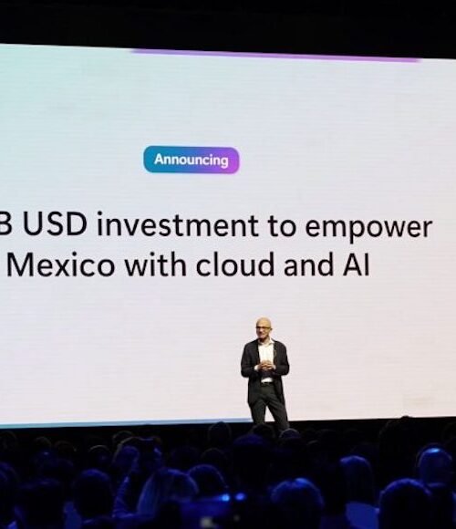 Microsoft apuesta por México: invertirá 1,300 mdd para ampliar infraestructura de IA