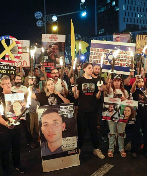 Familias de rehenes llaman a una huelga general en Israel contra plan de Netanyahu de tomar Gaza