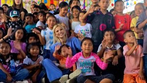 Flaminia Villagrán festejó en Guatemala “El Día del Niño”