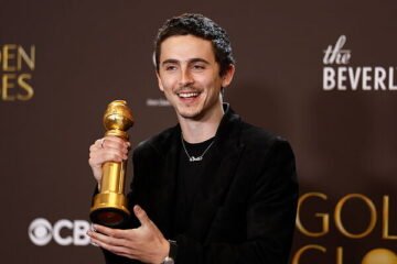 Timothée Chalamet rompe su maldición y gana el Globo de Oro frente a Leonardo DiCaprio