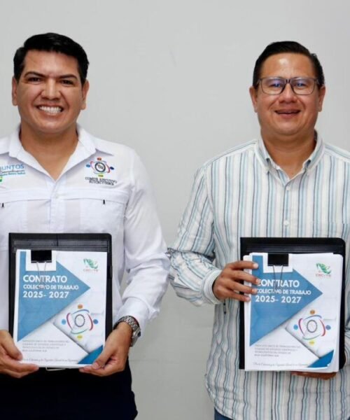 Firma de Contrato Colectivo fortalece condiciones laborales en el CECyTEBCS