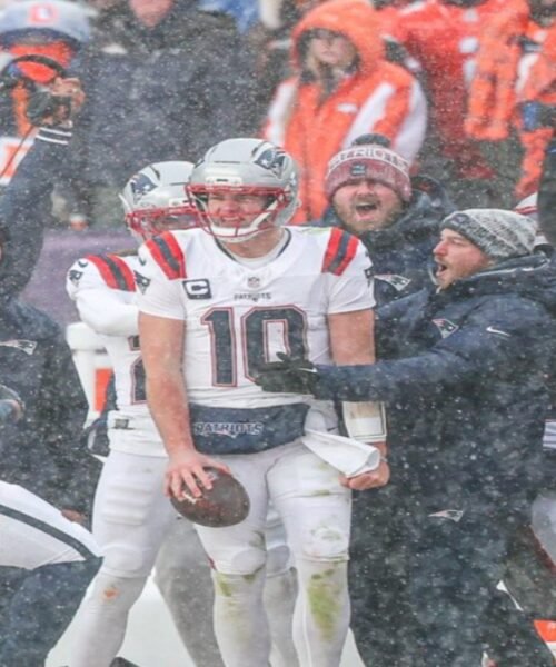 Final AFC: Dan Patriots la campanada en el nevado Empower Field at Mile High