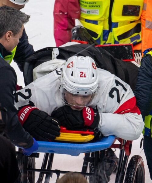 Milano-Cortina 2026: Así fue la grave lesión del jugador de hockey suizo | Video