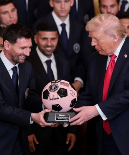 Inter Miami, con Lionel Messi, visita a Donald Trump en la Casa Blanca | Video y fotogalería