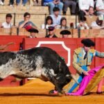 El catalán Mario Vilau da una vuelta al ruedo en su presentación en Sevilla con una buena novillada de La Cercada