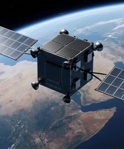 Starlink amplía su constelación gracias a Starship: los satélites V3 mejorarán la velocidad de internet