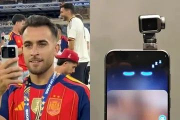 Así es el extraño teléfono que apareció en la celebración de España tras ganar el Mundial de 2026