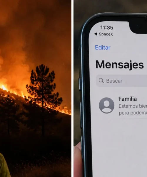 Starlink activa gratis en España su cobertura de emergencia por satélite ante los incendios