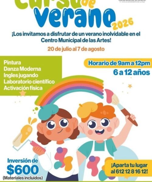 Últimos lugares para cursos de verano en el Centro Municipal de las Artes