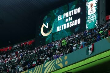 México vs Inglaterra se retrasa una hora por tormenta