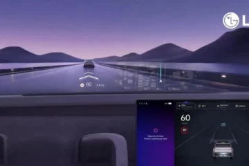 Adiós a las pantallas en el coche: el sistema de LG que proyecta toda la información en el parabrisas