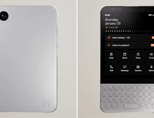 Regresa el espíritu de BlackBerry: este nuevo móvil llega con pantalla e-ink y teclado QWERTY
