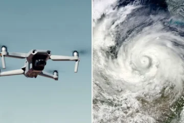 Un enjambre de drones chino logra adentrarse en un tifón para poder analizar la velocidad del viento