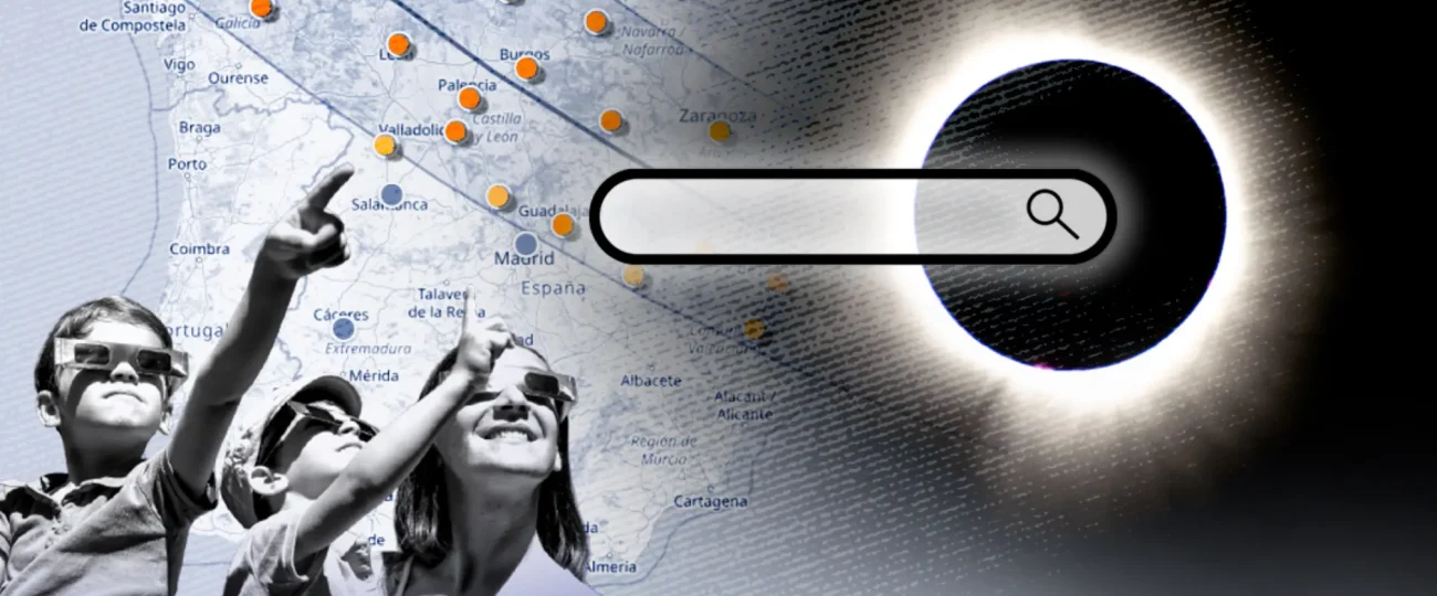 Este mapa interactivo desvela los mejores lugares de tu ciudad para ver el eclipse solar del 12 de agosto