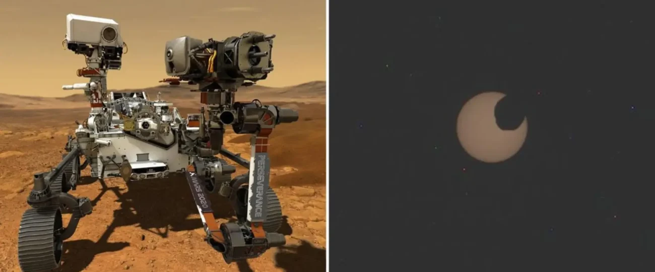 El rover Perseverance de la NASA capta un eclipse visto desde Marte gracias a sus cámaras