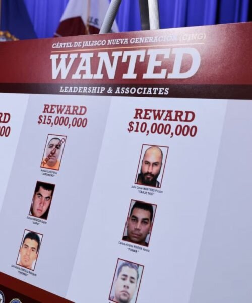 EE.UU. ofrece más de 100 mdd por líderes del CJNG