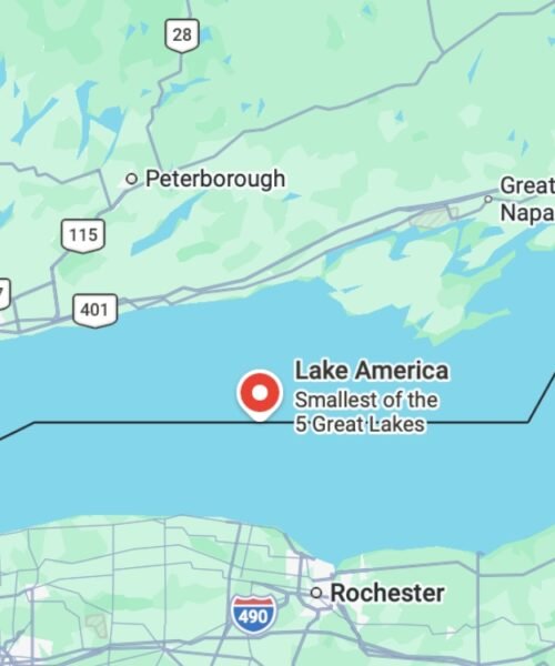 Google Maps cambia nombre de Lago Ontario a ‘Lago América’