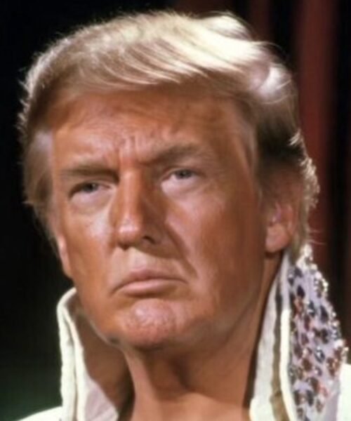 Trump se transforma en Elvis Presley con ayuda de la IA
