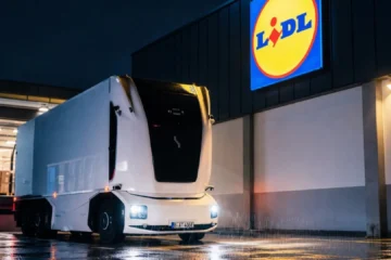 Lidl ya utiliza un camión sin cabina ni conductor para repartir mercancía por carreteras públicas