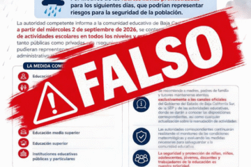 Gobierno de BCS confirma suspensión de clases en Ciudad Constitución; los demás van a la escuela