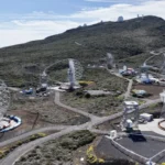 Cuatro gigantes de 23 metros para estudiar el universo más energético: así son los nuevos telescopios de La Palma