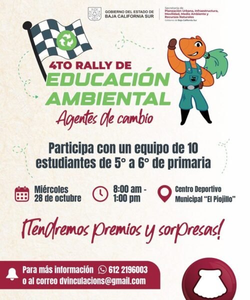 Convocan a participar en rally de educación ambiental
