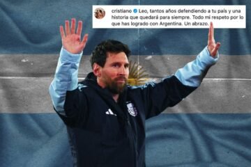 CR7 a Messi: ‘Todo mi respeto por lo que has logrado con Argentina’