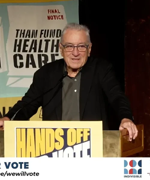 Robert De Niro llama «pedazo de mierda» a Trump: «Mantened vuestras putas manos alejadas de nuestros votos»